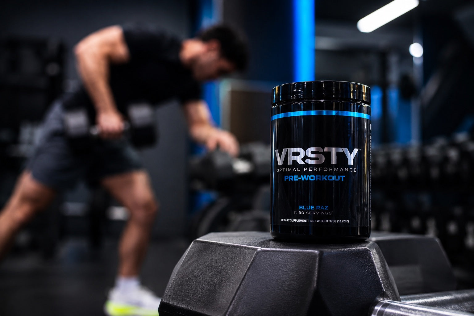 VRSTY Pre Workout tub